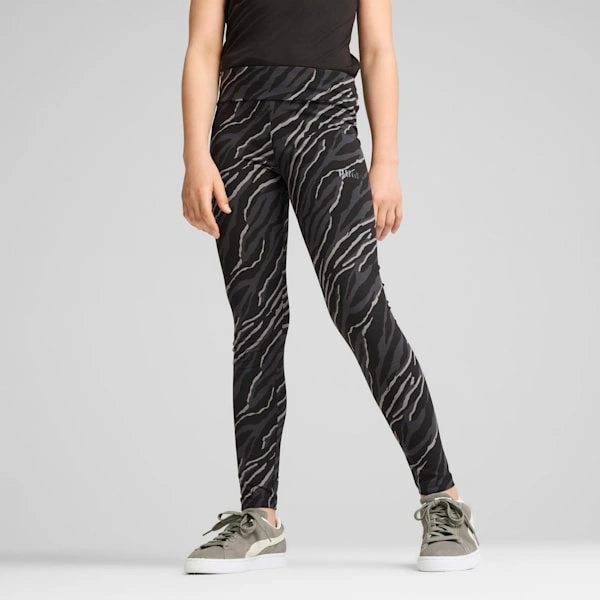 PUMA ESS+ Animal Leggings: Wild Style for Big Kids. Cool threads, happy kids!
